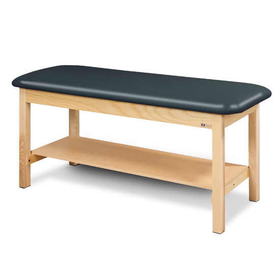What material is used for the upholstery of the Clinton 200 physical therapy table?