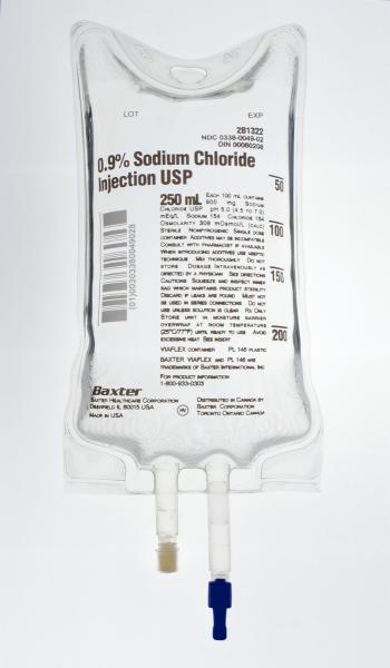 Baxter 0.9% Sodium Chloride Injection, USP, 250 mL VIAFLEX Plastic Container (36-Pack) Questions & Answers